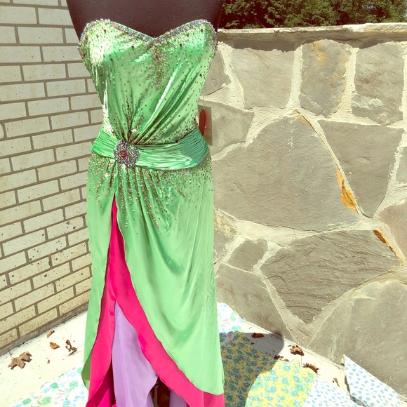 precious formals green dress Gorgeous Trumpet Hunter Green Long Formal Dress Green / 00 main image 1